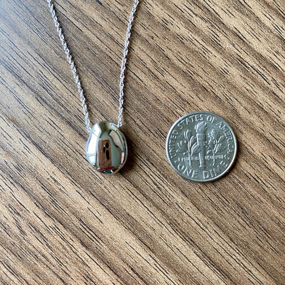 Ana Luisa Silver Mini Pebble Pendant Necklace - Picture 3 of 5